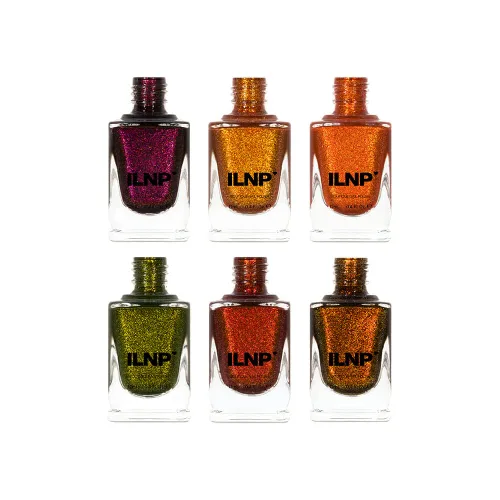 Vista 6 de ILNP Autumn - Esmalte de uñas brillante marrón cálido