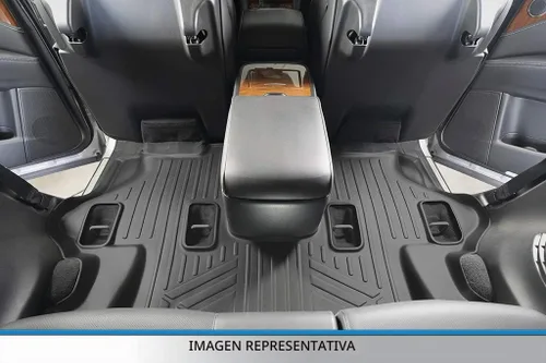 Vista 5 de SMARTLINER Alfombrillas de piso Juego de revestimientos de 3 filas Compatible con Ford Expedition 2011-2017
