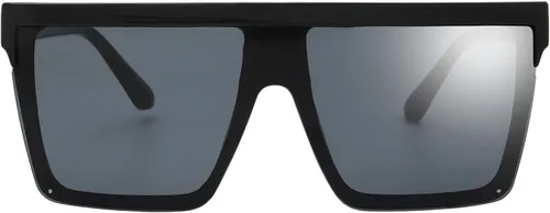 Vista 7 de The Fresh Gafas de sol cuadradas de una pieza con parte superior plana, lentes siameses