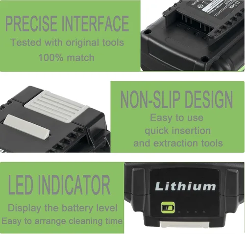 Vista 4 de Batería de repuesto de alta capacidad de 4.0Ah para batería Ryobi de 40 V - Vida útil prolongada y rendimiento confiable