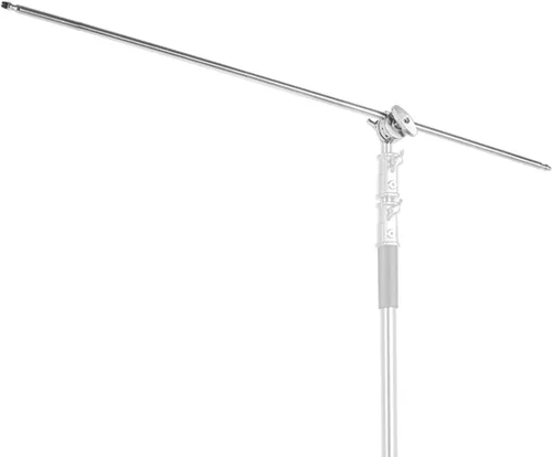 Vista 2 de Soonpho Brazo de barra transversal de agarre de extensión de 50 pulgadas para soporte C resistente con rosca de 1/4 y 3/8 para softbox, reflector