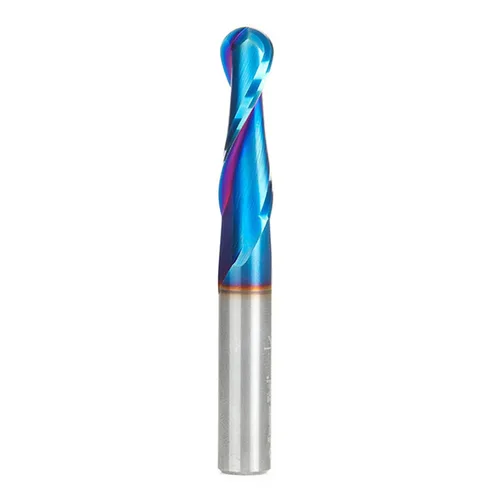 Vista 12 de Amana Tool Broca de carburo sólido con punta esférica en espiral para madera, plástico, MDF, espuma, 46384-K, 1/2 diámetro x 2-1/8 pulgadas x 1/2