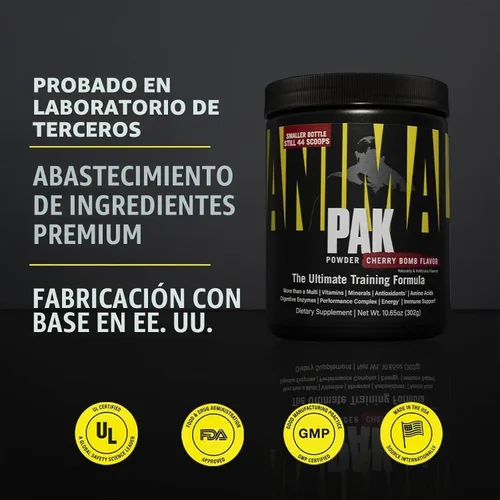 Vista 5 de Suplemento multivitamínico Animal Pak Universal Nutrition, 15 unidades, AM56, 1, 1