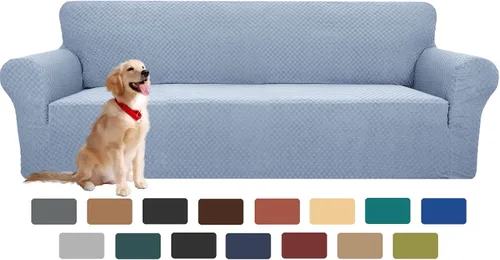Vista 91 de YEMYHOM Funda para sofá con diseño jacquard de alta elasticidad, funda para silla de sala de estar, a prueba de mascotas, perros y gatos