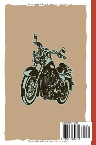 Vista 2 de Cuaderno de la motocicleta Cuaderno de motocicleta, cuaderno de papel rayado para la escuela, estudiantes, regalo para niños, niñas, adolescentes