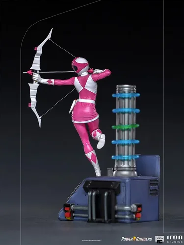 Vista 4 de Iron Studios - Mighty Morphin Power Rangers - Escala de arte BDS Pink Ranger 1/10