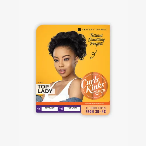 Vista 5 de Sensationnel Rizos, Ondas y Moños - Tejido Instantáneo con Cordón Superior para Damas, Ideal para Peinados Recogidos de Cabello Natural de Textura 1