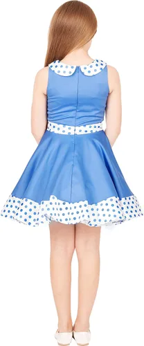 Vista 5 de BlackButterfly Vestido vintage de los años 50 con lunares "Zoey" para niñas