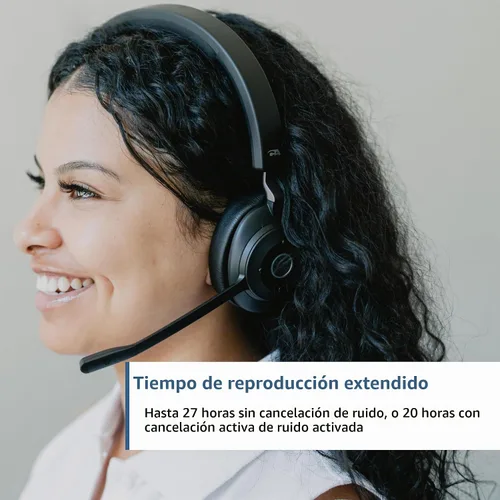 Vista 10 de Cyber Acoustics Auriculares Bluetooth HS-2000BT, ANC, ENC Cancelación
