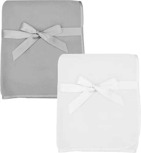 Vista 11 de American Baby Company Manta de forro polar con ribete de satén similar a la seda, suave, cálida y acogedora, azul, 30 x 30 pulgadas para niños
