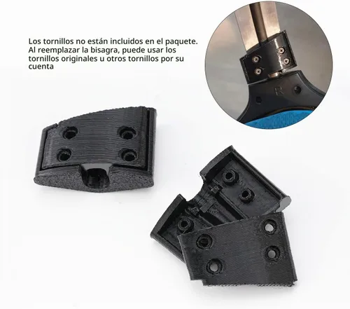 Vista 5 de Piezas de repuesto de bisagra completa para Logitech G930, G430, G230, G231, 1 par de reparación para auriculares rotos