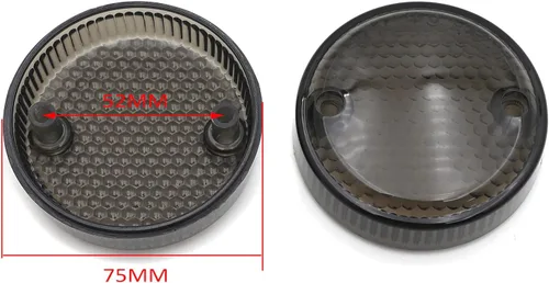 Vista 2 de Lente intermitente ahumada – Compatible con Magna VF750C, VLX 600, 700, 800 Shadow, Spirit 1100 / Valkyrie