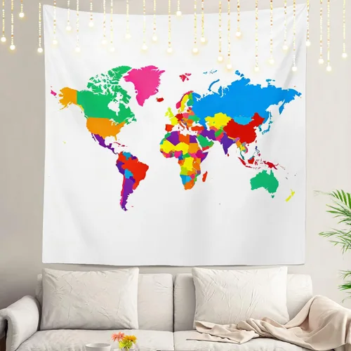 Vista 108 de Shrahala Tapiz de pared de hojas de arce otoñal, hojas rojas llameantes, fondo negro, tapiz grande para colgar en la pared, tapiz decorativo