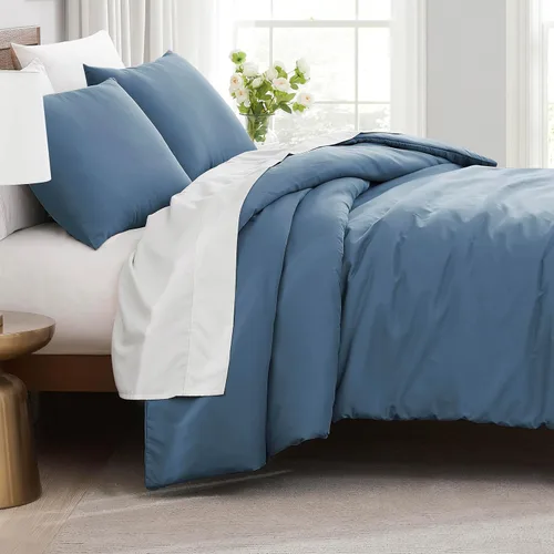 Vista 34 de Southshore Fine Living, Inc. Juego de funda de edredón tamaño extra grande individual/XL, ropa de cama de microfibra cepillada premium de fácil