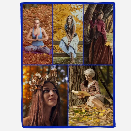 Vista 16 de Manta personalizada con collages de fotos, mantas personalizadas para familiares, amigos, perros o mascotas, utilizada como recuerdo y regalo, 1 1