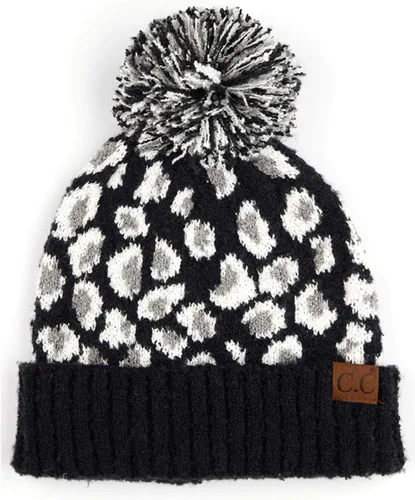 Vista 2 de Juego de 3 piezas con gorro con pompón, bufanda y guantes de punto trenzado, suave, elástico, abrigado y a la moda