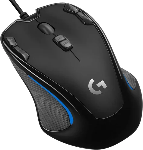 Vista 2 de Logitech G300smouse óptico Gaming Ambidiestro9botones programables, memoria integrada (reacondicionado certificado)