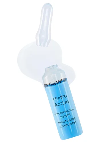 Vista 8 de DR. GRANDEL Hydro Active ampollas 3 x 0.1 fl. oz Intensively moisturizing active ingredient concentrate, refreshes and revitalizes the epidermis