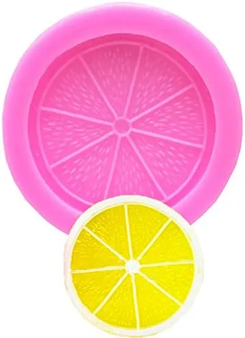 Vista 6 de Juego de moldes de silicona de caramelo de 2 piezas de fruta de naranja