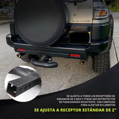 Vista 4 de Chelhead Escalón de Enganche Universal para Servicio Pesado, Protector de Parachoques Resistente para Remolque de Camión SUV, Montaje de Enganche