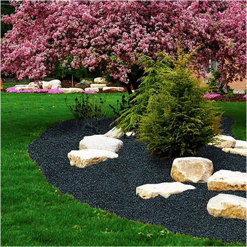 Vista 2 de NuPlay Rubber Nugget abono de goma para jardinería, barrera para maleza
