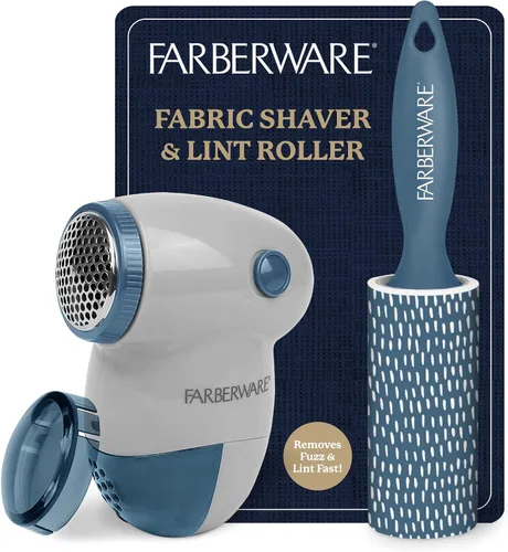 Vista 7 de Farberware - Juego de afeitadora de tela y rodillos para pelusas, grande Beige