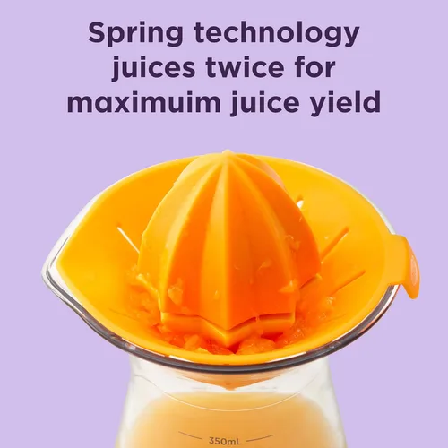 Vista 3 de Chef'n Juicester Citrus Juicer, Amarillo