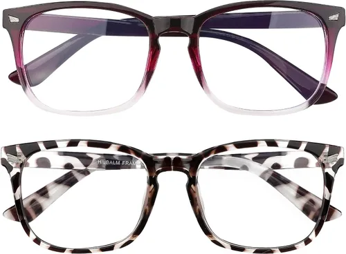 Vista 15 de Paquete de 2 lentes de luz azul para mujeres y hombres, gafas de computadora