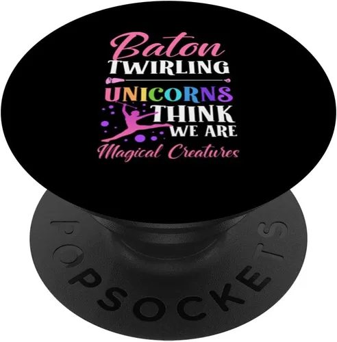 Vista 6 de Baton Twirling. Majorette Baton Twirler PopSockets MagSafe PopGrip for iPhone