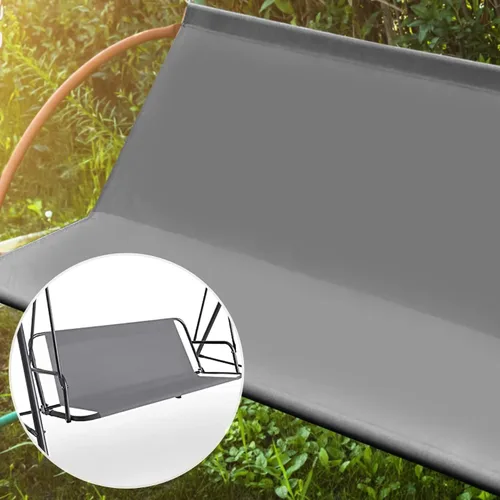 Vista 7 de Funda de repuesto para asiento de columpio, funda de asiento de columpio de jardín, impermeable, 45 x 19 x 19 pulgadas, apta para sillas de columpio