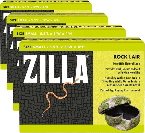 Vista 13 de Zilla Rock Lair Naturalistic Hide for Snakes and Lizards, Small Piel húmeda de reptil, retiene la humedad para el desprendimiento y la puesta