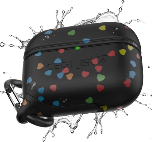 Vista 5 de Catalyst Funda para AirPods Pro 2, Funda de silicona resistente al agua IP67 y a las caídas para Apple Airpod Pro 2, Compatible con carga