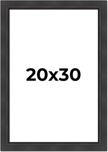 Vista 162 de Poster Palooza Marco de 5 x 5 pulgadas, color negro, cuerda biselada, marco de madera maciza, ancho de moldeo de 2 pulgadas, con plexiglás acrílico