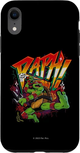 Vista 24 de iPhone 16 Teenage Mutant Ninja Turtles: Mutant Mayhem Raph Case