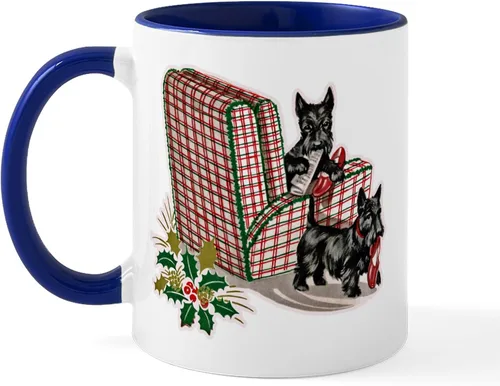 Vista 26 de CafePress Cloud Angel & Scotty Taza de café de cerámica (11 oz)
