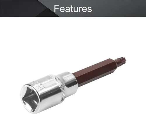 Vista 89 de Utoolmart 1/2" Drive x 0.551 in largo Hex Bit Socket, métrico, S2 y Cr-V acero 1pcs