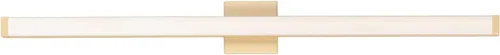 Vista 28 de Maxim Lighting Spec - Lámpara de tocador de baño Acabado de aluminio de níquel satinado Lámpara contemporánea para interiores Ideal para baños