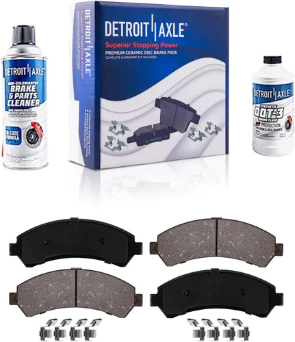 Vista 66 de Detroit Axle - Pastillas de freno para Avalanche Express Suburban Savana Yukon XL 1500 Chevy Tahoe GMC Cadillac Escalade, Pastillas de freno