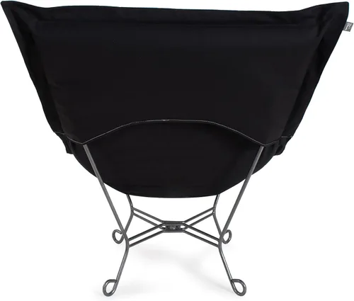 Vista 6 de Howard Elliott Collection Avanti Pecan - Silla de asiento oscilante con funda, silla multiusos de mariposa con marco de titanio, muebles de patio
