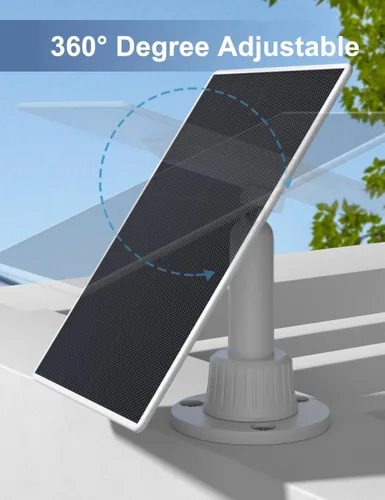 Vista 5 de Newding Cargador de panel solar de 6 V compatible con Arlo Go 2/Pro 3/5S 2K/Pro 4/Ultra 2/Ultra Spotlight, reemplazo para paneles solares VMA5600