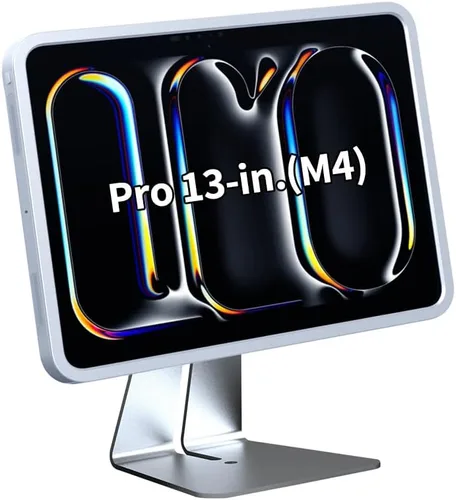 Vista 15 de Soporte magnético en el escritorio con funda de carga A6 para iPad mini (A17 Pro, A15 Bionic) de 8.3 pulgadas, forma clásica de L, base de metal