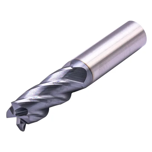 Vista 4 de BestParts 5 fresas cuadradas de carburo sólido de alto rendimiento, revestimiento AlTiN, 4 flautas, hélice de 30 grados, diámetro de corte de 1/2