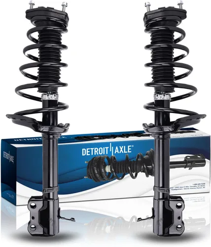 Vista 38 de Detroit Axle - Puntales 4WD para Ford Expedition Lincoln Navigator 1997-2002, 4 puntales completos con muelle helicoidal delantero trasero 1998 1999
