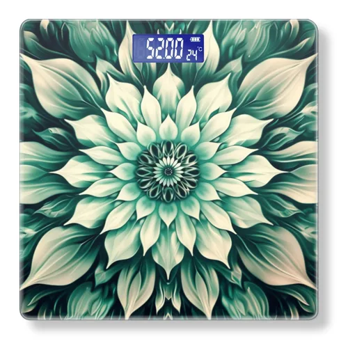 Vista 6 de Báscula digital para peso corporal, báscula de peso de baño de alta precisión, 400 libras con pantalla retroiluminada, báscula personalizada