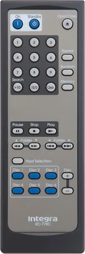 Vista 3 de Onkyo Integra Premium Cambiador de CD de 6 discos tipo carrusel en negro (CDC-3.4)