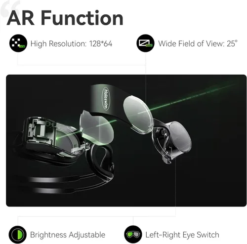 Vista 7 de Holoswim Gafas de natación inteligentes 2S, pantalla digital de datos en tiempo real, gafas inteligentes AR con aplicación de análisis de datos AI