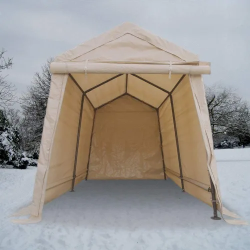 Vista 4 de Impact Canopy 70018150 Cobertizo portátil de 6 x 8, color marrón Beige Bronceado