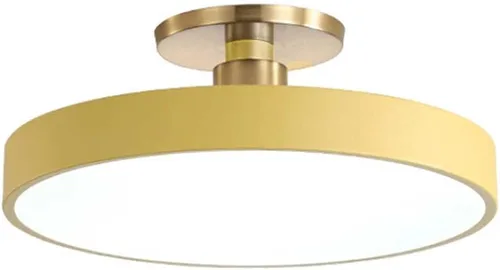 Vista 13 de Lámpara de techo de color de cúpula de 3 colores de luz variable instalación integrada cerca del techo, lámparas LED de montaje empotrado, luces