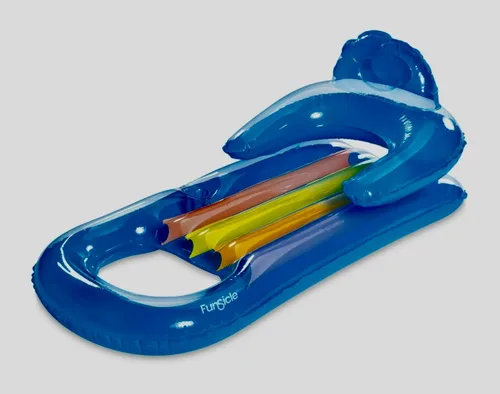 Vista 6 de Funsicle Flotador inflable de piscina azul cielo, para adultos, unisex