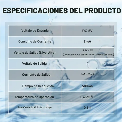 Vista 6 de CQRobot Sensor de nivel de agua/líquido sin contacto compatible con Arduino, Raspberry Pi y otras placas base. para producción industrial, acuario